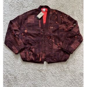 Nike Women's Burgundy crush Jacket limited edition Naomi Osaka Jacquard